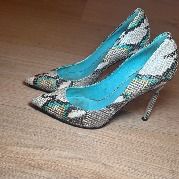 Le Silla Python print leather pumps. IT size 37 - Picture 2 of 6